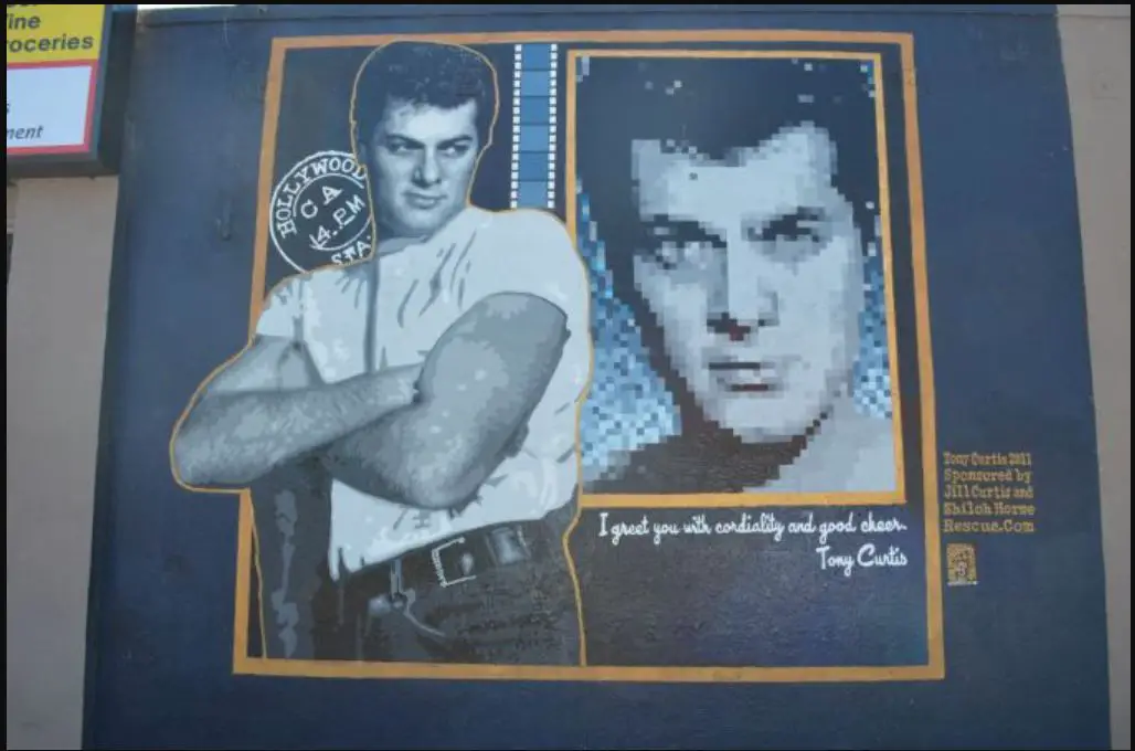 Tony Curtis Mural