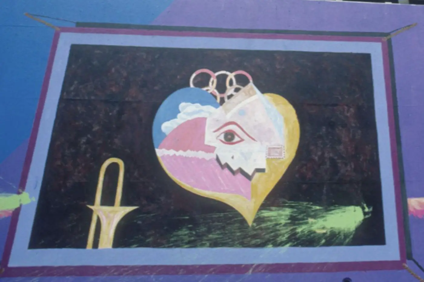 Eye on 84 Mural in Los Angeles